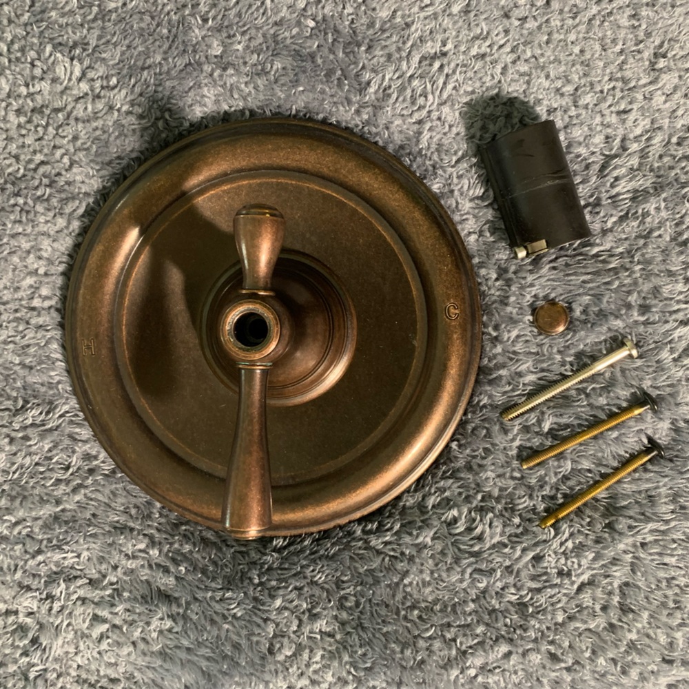 Bronze Shower Handle Set